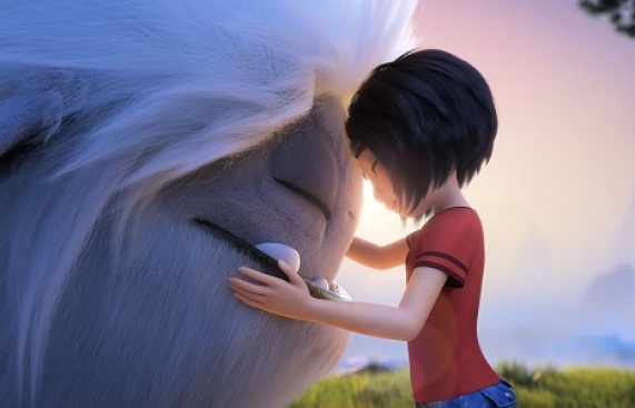 (from left) Everest and Yi (Chloe Bennet) in DreamWorks Animation and Pearl Studio’s Abominable, written and directed by Jill Culton.
